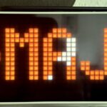 L'horloge affiche F4MAJ